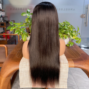 Perruques Lace Front Angelbella en <span class=keywords><strong>Cheveux</strong></span> Humains Pré-Pluckées avec Baby Hair, Densité 180, Perruques Lisses Transparentes 13x4 pour Femmes - Product Image 5