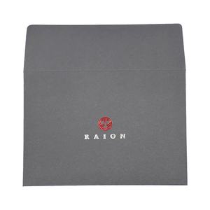 Enveloppes en papier kraft blanc et noir personnalisées par le fabricant, enveloppes miniatures vierges pour cartes d'invitation de mariage avec logo - Product Image 1