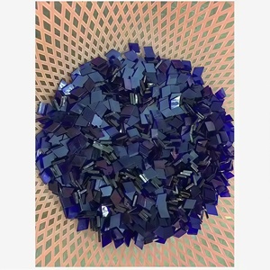 Granules en vrac de mosaïque en verre/céramique de qualité supérieure carreaux de 4mm d'épaisseur pour bricolage artisanat salle à manger piscine parquet coloré éclats en vrac - Product Image 3