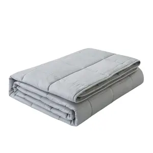 Hot sale offers adult weighted blanket bamboo cover weighted blanket for adults all year round