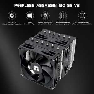 Enfriador de CPU Thermalright Assassin 120 SE V2 para PC, Disipador de Calor para Computadora, Enfriador de CPU de Doble Torre con 6 Tubos de Calor - Product Image 2