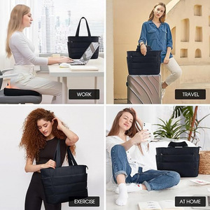 Bolso tote para mujer Baita, gran capacidad, con cremallera acolchada, múltiples bolsillos, uso diario, primavera 2024 - Product Image 3