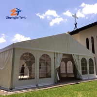 Tenda Pesta Luar Ruangan Besar, Kanopi Aluminium Kustom, untuk Festival, Perayaan, Pernikahan, Pesta, Pertemuan Taman, Upacara