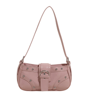 Sac à bandoulière de voyage pour femme sur mesure avec sangle réglable, fermeture à bouton, doublure en polyester, sac à bandoulière en cuir PU