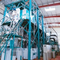 Moulin à farine de maïs entièrement automatique 100T/24H pour l'Afrique de l'Est-Projet clé en main avec technologie européenne