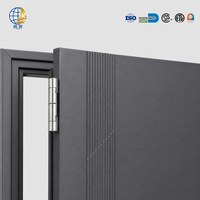 Porte de sécurité en acier robuste, anti-effraction, à feuille unique, bien scellée, pour entrée de bureau ou industrielle, directement de l'usine