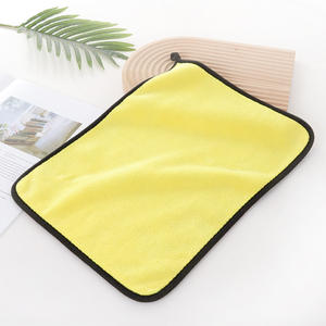 Serviette de voiture en microfibre à séchage rapide double face en polaire corail, épaisse et absorbante, pour le lavage de voiture, le nettoyage ménager, le <span class=keywords><strong>gaz</strong></span> - Product Image 6