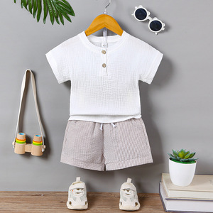 Set Estivo per Bambini e Ragazzi: Maglietta a Maniche Corte e <span class=keywords><strong>Pantaloncini</strong></span>, Completo per Bambini di 3 Anni - Product Image 3