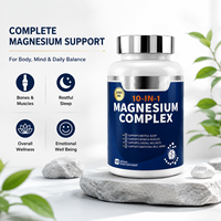 Compléments Vitaminiques pour Adultes Marque Blanche – Capsules de Magnésium Glycinate 10-en-1 1000mg Complexe pour le Soutien du Sommeil et la Réduction du Stress