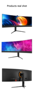 Écran de jeu pour ordinateur, moniteur LCD incurvé VA 44,5 45 pouces, taux de rafraîchissement 165 Hz, résolution 5120*1440