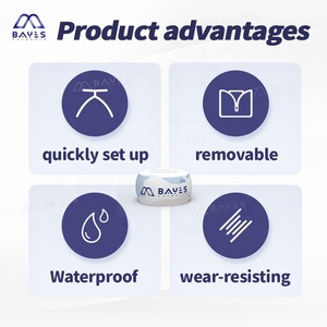 Tùy chỉnh Inflatable Ottoman cho các sự kiện ngoài trời cho cắm trại & bãi biển không khí kín quảng cáo inflatables đồ nội thất thiết lập - Product Image 5