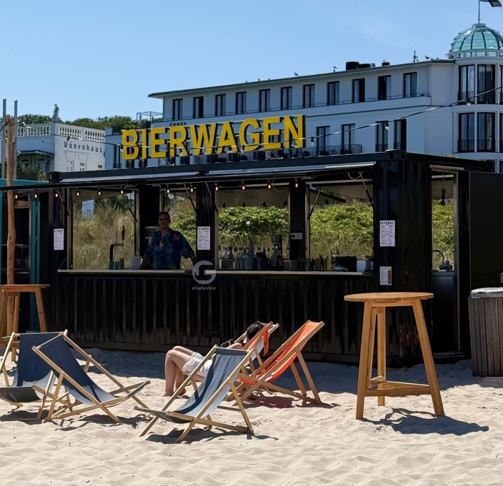 Mobile Restaurants Shipping Container for Full