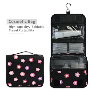New Arrival Hawaiian Custom Palaka Print Waterproof Foldable Zipper Closure Soft Handle Large Capacity <b>Organizer</b> <b>Cosmetic</b> Bags - Product Image 3