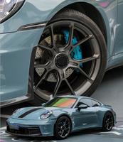 Jantes en alliage d'aluminium forgé sur mesure avec blocage central, 19-23 pouces, PCD 5X130, pour Porsche Turbo S 991/992, certifiées JWL VIA