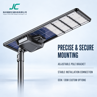 Lampadaire solaire LED intégré en aluminium moulé sous pression pour extérieur, lampe de route OEM ODM personnalisée