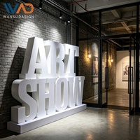 Letras Gigantes Personalizadas de Metal, Letras 3D Autoportantes para Jardín, Parque, Paisajismo, Oficina, Edificio, Escuela, Campus