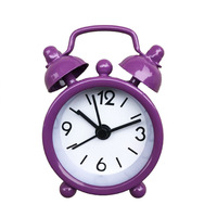 Mini réveil de bureau en métal de 40 mm avec sonnerie horaire pour les enfants, cadeaux pour la rentrée scolaire et le Ramadan