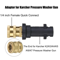 Adaptateur de pistolet de lavage de voiture à pression, adaptateur à connexion rapide pour raccord de la série K
