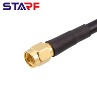Kabel Navigasi Kombinasi Mesin Pertanian Pintar 4G RF Kabel Ekstensi TNC Male ke SMA Male RG58 1 3 5 8 meter