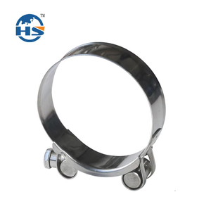 Single <b>T</b>-<b>bolts</b> Galvanized Steel Super Power Hose Clamp Industrial Grade Stainless Steel Abrazadera - Product Image 6