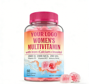 Multivitamine gummies met alg, calcium, ijzer, foliumzuur, biotine en vitaminen voor vrouwen - Product Image 4