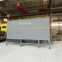 Réservoir circulaire en acier inoxydable 316L pour l'épuration des eaux usées des usines agroalimentaires – Clarificateur haute performance