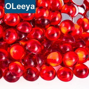 Oleeya - Cristales Acrílicos Planos de 4 mm a 30 mm, Cuentas de Cristal con Forma de Sirena para Decoración y Pintura Facial - Product Image 1