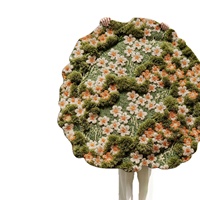 Instagram-Style Teppich aus Kaschmirimitat mit Druckmuster, unregelmäßige Form, Wald-Atmosphäre, dekorativer Bodenteppich für das Wohnzimmer, Heimdekoration