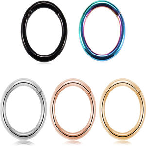 Boucles d'oreilles torsadées en titane G23, flexibles, pour hélix, cartilage, septum, piercing de nez, bijoux de piercing corporel - Product Image 6