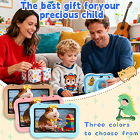 Tablette éducative pour enfants 7 pouces, best-seller, nouvelle, Android 12, MTK Quad Core, 4 Go + 32 Go, batterie 3000 mAh, Wi-Fi, résolution 1024x600