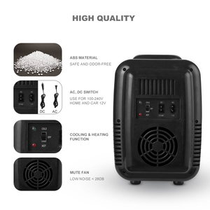 Mini-réfrigérateur portable de luxe compact 4L avec éclairage LED 6 points, commande tactile, alimentation 12V DC / 220V AC – Nouveau modèle très demandé - Product Image 3