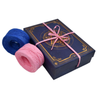 Corde torsadée naturelle biodégradable de couleur naturelle avec un diamètre de 0,3 cm à 0,8 cm, spécifications personnalisées pour les emballages cadeaux et les décorations