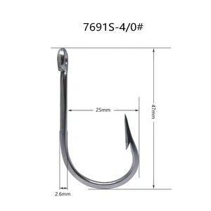 Yaitai Southern und Thunfisch haken SS7691S Salzwasser-Angelhaken aus Edelstahl Großwild Starke Kreis haken - Product Image 5