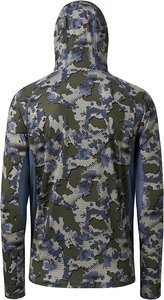 Upf 50+ Mens <strong>Hunting</strong> Shirts Long Sleeve <strong>Camo</strong> Hoodie <strong>Hunting</strong> Clothes With Mask