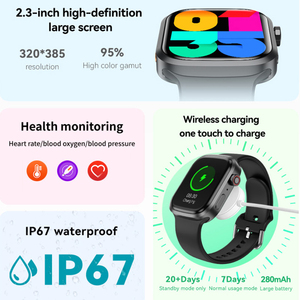 Montre connectée à 2 bracelets pour hommes et femmes, bracelet de suivi d'activité, bracelet de sport connecté, montre connectée pour Samsungs <span class=keywords><strong>iPhone</strong></span> - Product Image 5