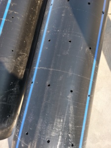 Tuyau en PE perforé en PVC durable pour tunnel et drainage électrique Matériau PE flexible - Product Image 5