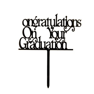 ของตกแต่งเค้กงานเลี้ยงรับปริญญาปี 2026 รุ่นใหม่ล่าสุด คุณทำได้แล้ว ขอแสดงความยินดี ขอแสดงความยินดีกับการสำเร็จการศึกษา ของตกแต่งเค้กอะคริลิคสำหรับงานรับปริญญา - Product Image 5