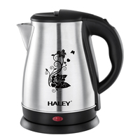 Bouilloire électrique en acier inoxydable HALEY 2L, ébullition rapide, arrêt automatique, sans BPA, utilisation hôtelière, chauffe-eau portable