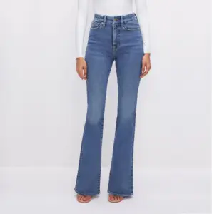 Produttore di Jeans Jeans a vita alta blu Skinny Denim Flare Bootcut Split Raw Hem Jeans per le donne