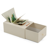 Boîte à tiroirs à structure unique de style tiroir de qualité supérieure Cadeaux promotionnels ou kits multimédias