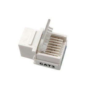 Cat3 <span class=keywords><strong>RJ11</strong></span> toolless <span class=keywords><strong>Keystone</strong></span> <span class=keywords><strong>Jack</strong></span> 180 độ <span class=keywords><strong>UTP</strong></span> cho điện thoại - Product Image 3