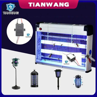 Puissant Destructeur d'Insectes Électronique d'Extérieur Marque Tianwang TW, Générateur Haute Tension 15KV, Entrée 12V, Tue-Moustiques