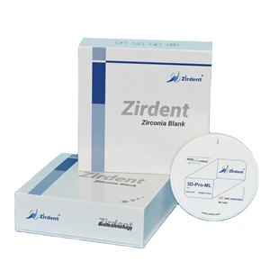 Zirdent prezzo di fabbrica 98mm 3D-Pro-ML denti finti dentaria laboratorio corona & ponte C2 colore blocco di Zirconia dentale - Product Image 6