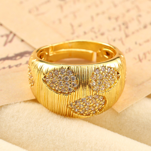 Bagues de mode rayées plaquées or 18 carats pour femme, ajustables, pour l'UE/les États-Unis/Dubaï - Vente en gros, Dropshipping et Personnalisation en usine - Product Image 5