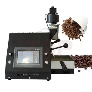 पर्यावरण कॉफी 304 स्टेनलेस स्टील का मार्गदर्शन कॉफी भुनने चक्रवात धूल कलेक्टर कॉफी बीन भुनने के लिए डीसी मोटर पागल भुनने