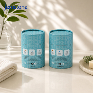Custom Logo Eco Friendly Kraft Cylinder Tube Packaging <b>Box</b> Empty Vanishing Craft <b>Round</b> Cardboard Shower Filter Paper Tube Can - Product Image 5
