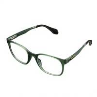 Monture de lunettes optiques carrées unisexe en TR90, bleu mat, légère, pour verres de prescription, style sport