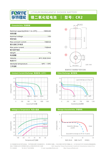 Batteries au lithium <span class=keywords><strong>CR2</strong></span> <span class=keywords><strong>3</strong></span> V <span class=keywords><strong>CR2</strong></span> <span class=keywords><strong>3</strong></span> volts 1000mAh batterie haute puissance longue durée pour l'éclairage des caméras vidéo et photo - Product Image 6