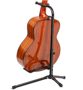 Buen precio portátil negro trípode soporte de guitarra para guitarra eléctrica bajo Banjos - Product Image 5
