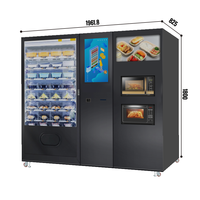 Distributeur Automatique de Plats Chauds avec Micro-ondes pour Aéroports et Gares, Spécial Boîtes Bento